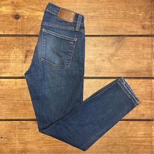 Madewell 9” High Riser Skinny Skinny Crop Jeans Size 25 Mid Rise